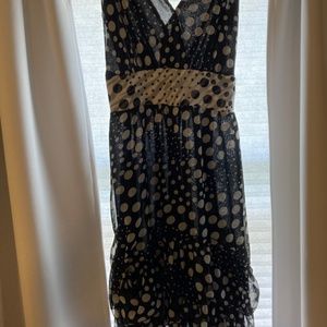 Zsa Zsa black/white Woman’s party dress/ size small (6)